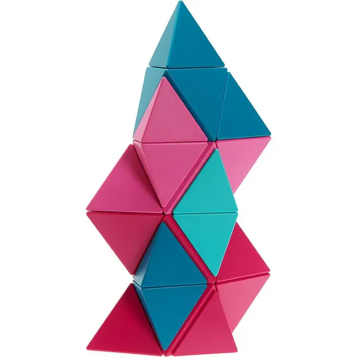 磁吸積木 熾焰飛芒系列  (進階版-24組件)