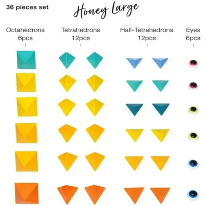 磁吸積木 璀璨光明系列  (高階版-36組件)