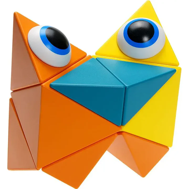 Trido Honey 藝術 3D 磁性積木 (璀璨光明系列 基礎版 - 12件套) STEM 玩具 | 所有面均可連接，無毒且通過 CE 認證 | 適合 3 歲以上兒童 🔥八折優惠 20%🔥