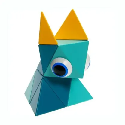 Trido Laguna 藝術 3D 磁性積木 (瀚海流光系列 基礎版 - 12件套) STEM 玩具 | 所有面均可連接，無毒且通過 CE 認證 | 適合 3 歲以上兒童 🔥八折優惠 20%🔥