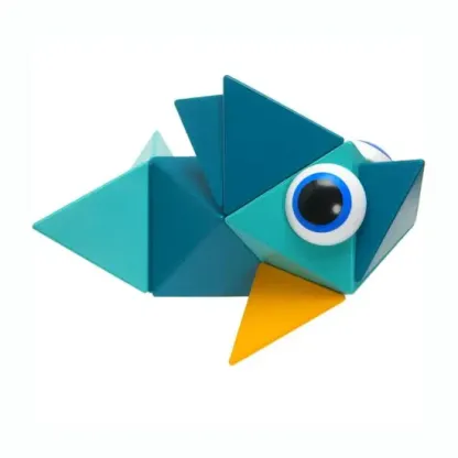 Trido Laguna 藝術 3D 磁性積木 (瀚海流光系列 基礎版 - 12件套) STEM 玩具 | 所有面均可連接，無毒且通過 CE 認證 | 適合 3 歲以上兒童 🔥八折優惠 20%🔥