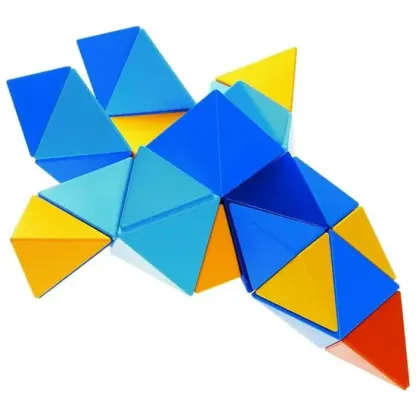 Trido Sky 磁性藝術 3D 積木 (高階版 - 36件套) STEM 玩具 | 所有面均可連接，無毒且通過 CE 認證 | 適合 3 歲以上兒童 🔥八折優惠 20%🔥