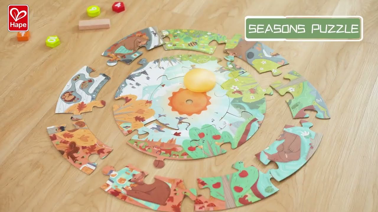 Hape 拼圖 - 地下世界 36塊 (4-7 歲)