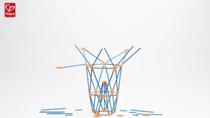 Hape Flexistix 創意竹棒 世紀名塔套組 Multi-tower Kit - 用竹籤創造奇妙結構和機械！( 從4歲起 )