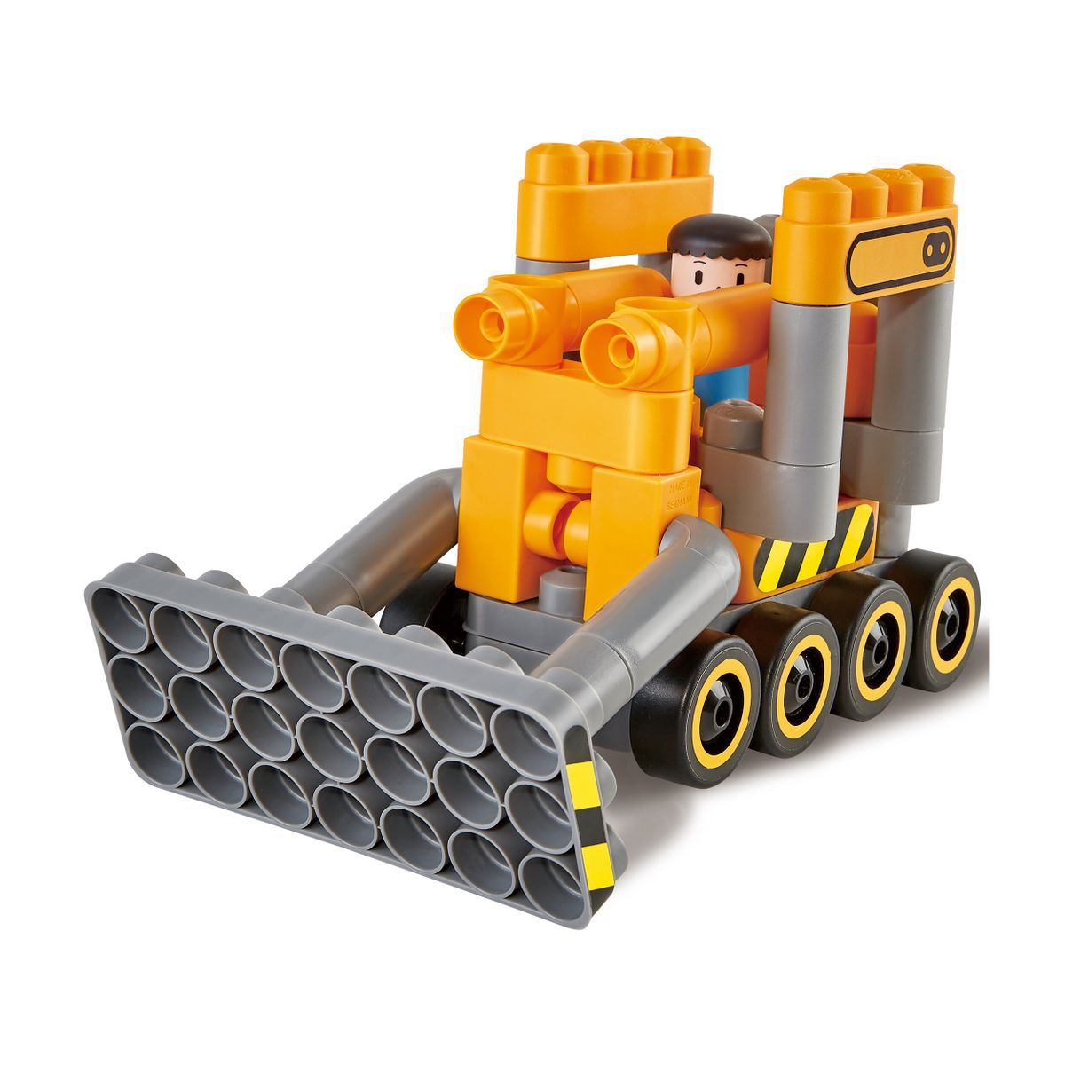 Poly M Construction Site 建築工地積木套裝 (43pcs) | 材質柔韌無尖角，讓孩子安心抓握與拼砌 | 適合 2-6 歲