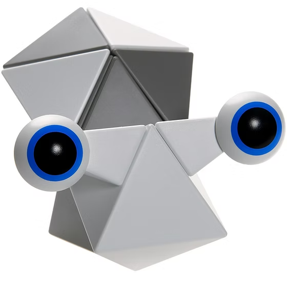 Trido Greyscal 藝術 3D 磁性積木 (白銀時代系列 基礎版 - 12件套) STEM 玩具 | 所有面均可連接，無毒且通過 CE 認證 | 適合 3 歲以上兒童 🔥八折優惠 20%🔥