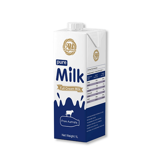 AU KingCare Pure Full Cream Milk 1L*12 boxes/carton