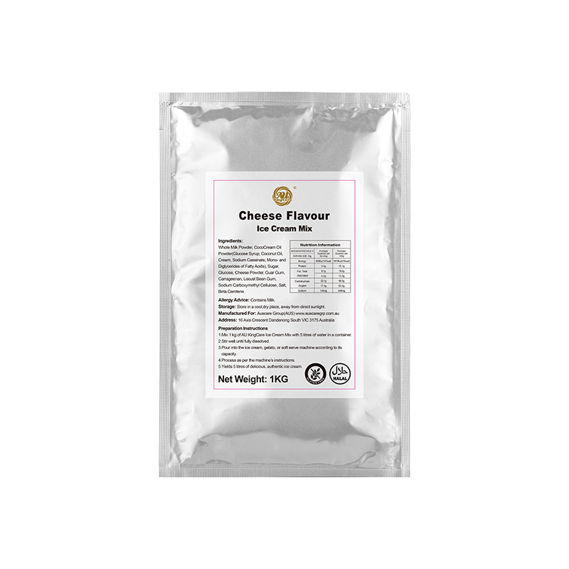 AU KingCare Ice Cream Mix – 1kg | Makes 5L Ice Cream, Gelato & Soft Serve