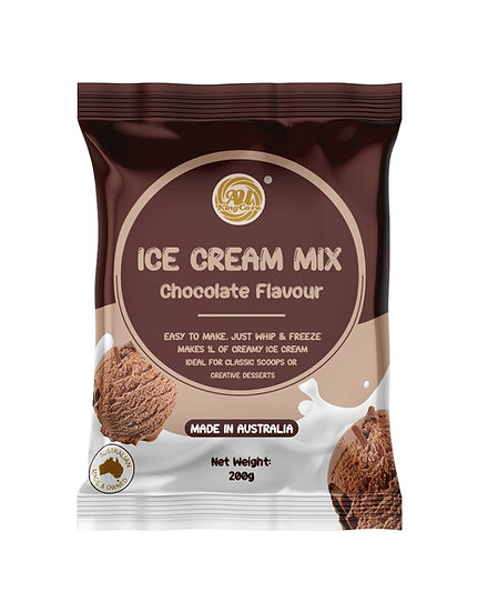 Au KingCare Homemade Ice Cream Powder 200g*4 Packs / 4L