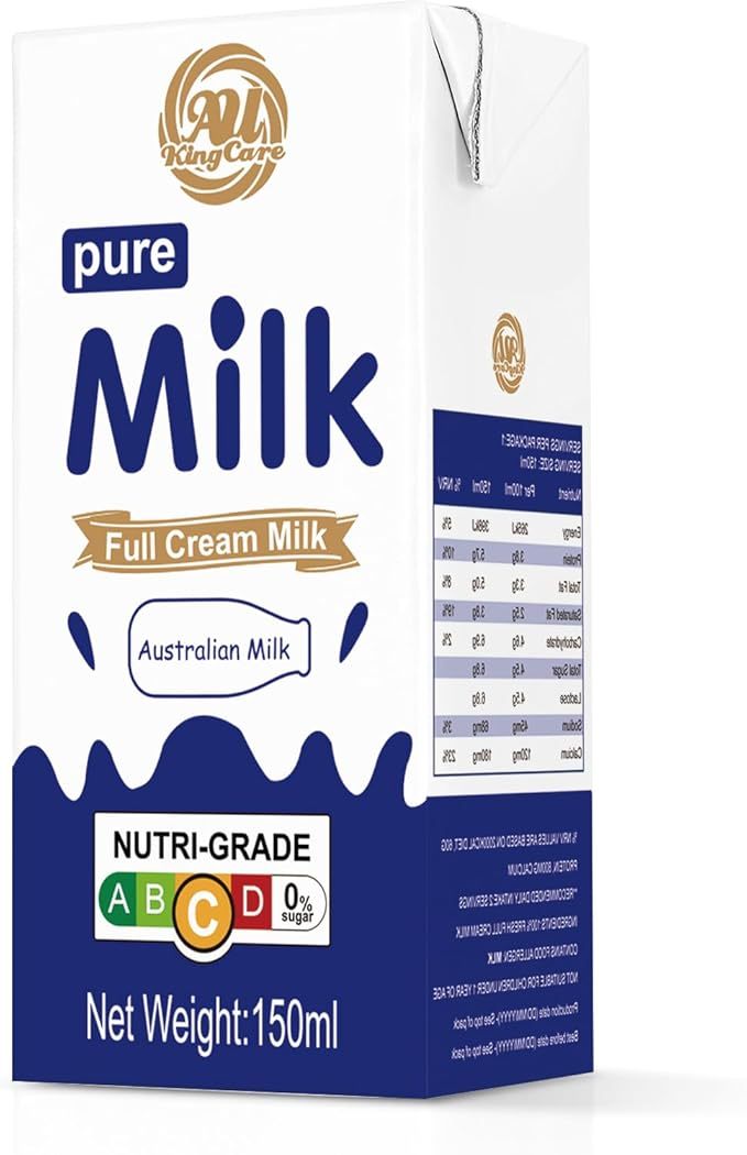 Au Kingcare Pure Full Cream Milk 150ml*32box/carton 