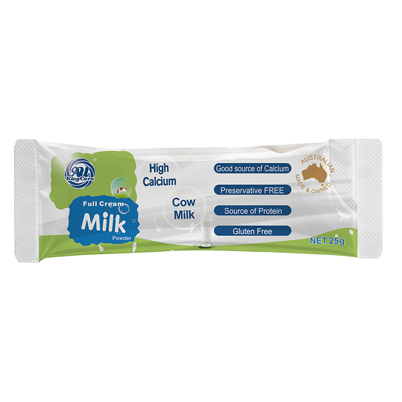 AU KingCare Full Cream Instant Milk Powder with Inulin 475g/bag; 25g/Sachet