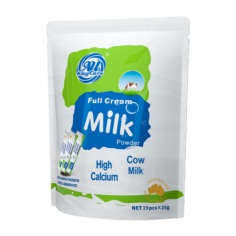 AU KingCare Full Cream Instant Milk Powder with Inulin 475g/bag; 25g/Sachet