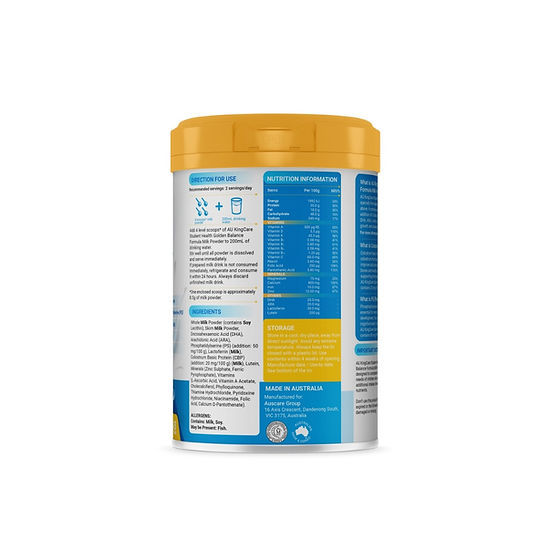 AU KingCare Student Health Milk Powder Platinum 800g
