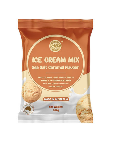 Au KingCare Homemade Ice Cream Powder 200g*4 Packs / 4L