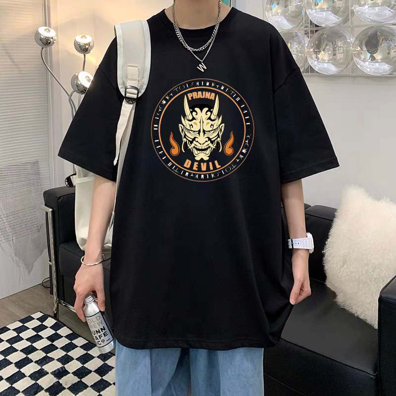 T-Shirt Men's Pure Cotton Half Sleeve Top Base Shirt