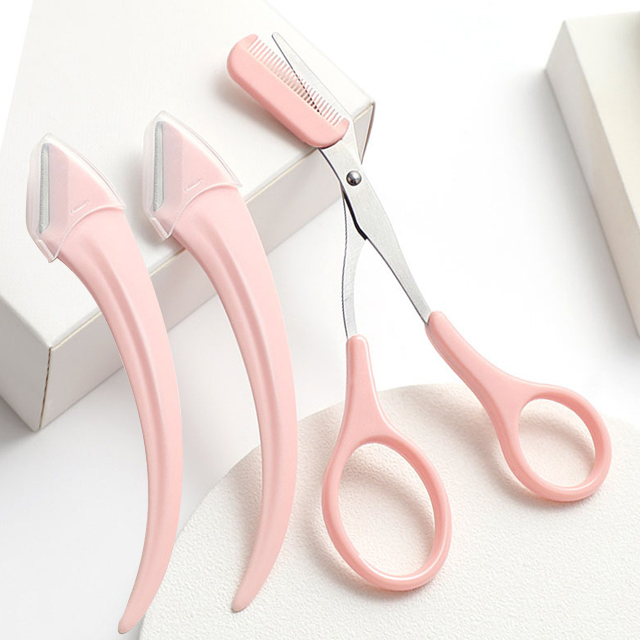 ชุดตัดแต่งขนคิ้วทรงโค้ง