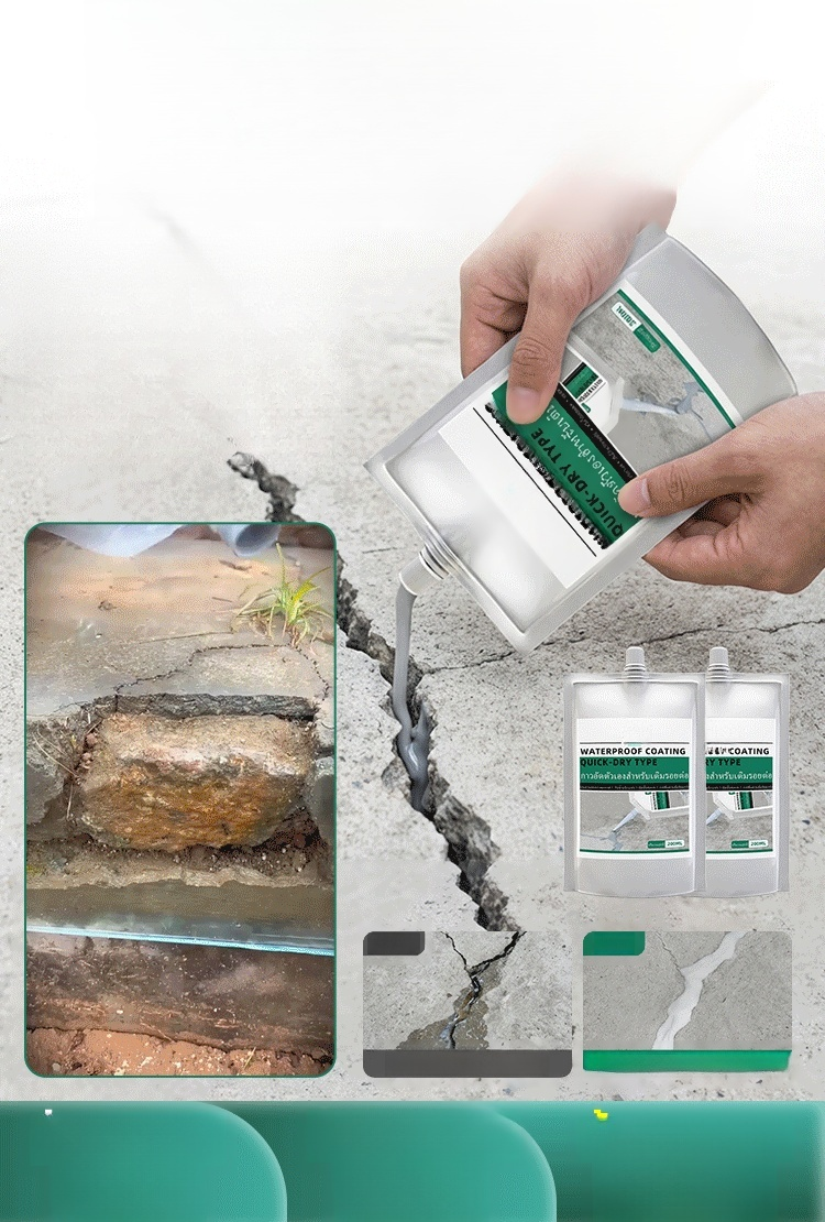 ✨น้ำยาซีลรอยร้าวชนิดแห้งเร็วพิเศษ ซ่อมแซมรอยรั่วซึมได้เองที่บ้าน