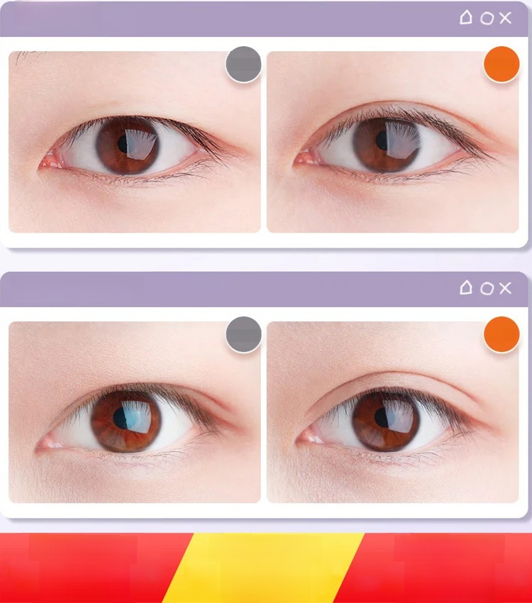 (ตาโตขึ้นทันที) เทปติดตาสองชั้นแบบตาข่าย เนียนล่องหน