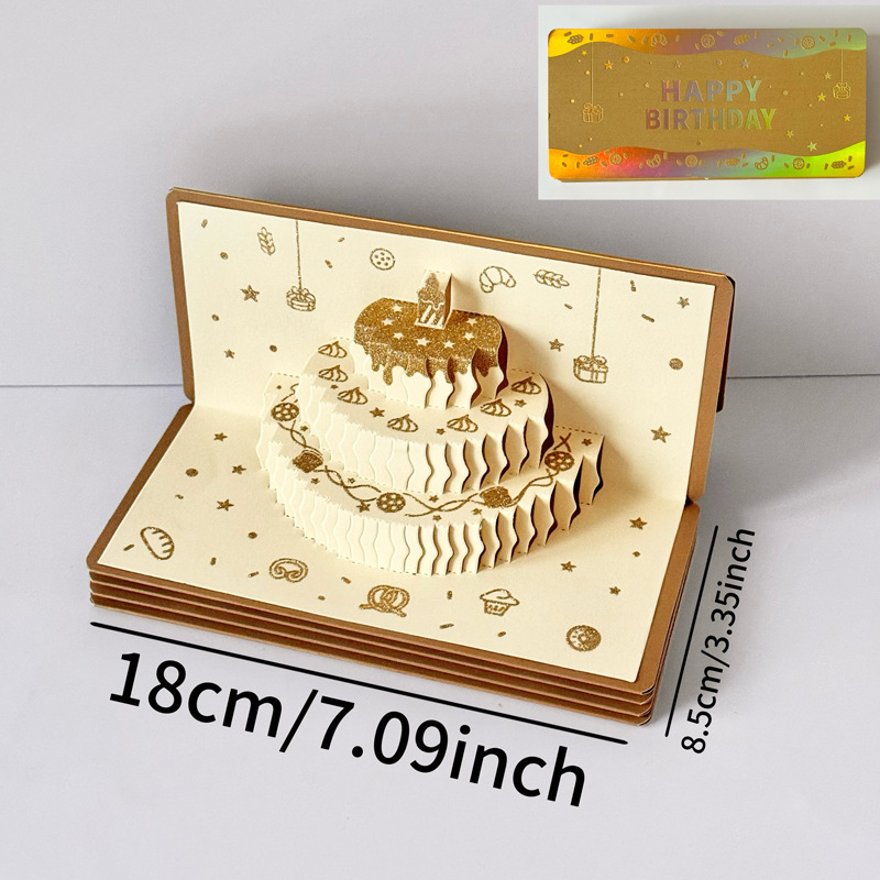 ซองอั่งเปาสามมิติแต่งเค้กวันเกิด