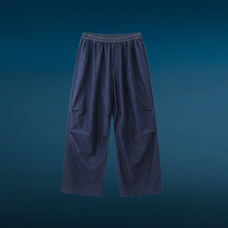 กางเกงผ้าไหมน้ำแข็งลำลอง