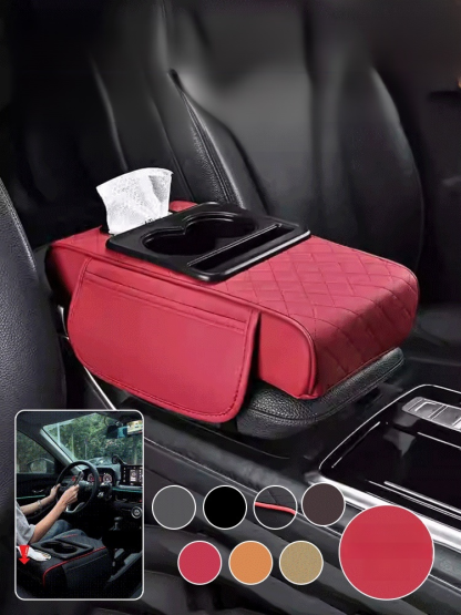 【5 อิน 1】กล่องเก็บของที่พักแขนในรถยนต์