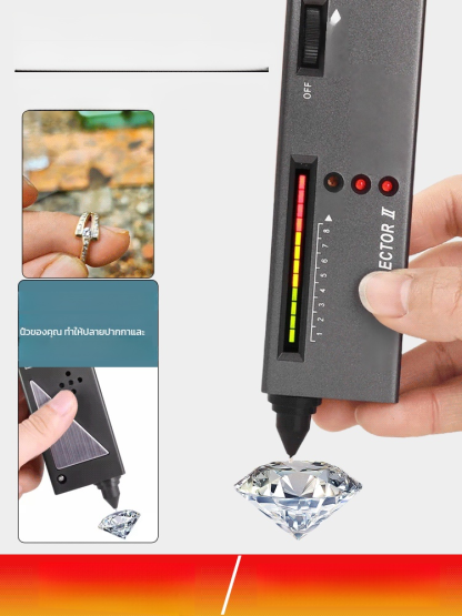 ตรวจสอบของแท้ ปลอมและความแข็ง เครื่องวัดค่าการนำความร้อนสำหรับทดสอบเพชร 