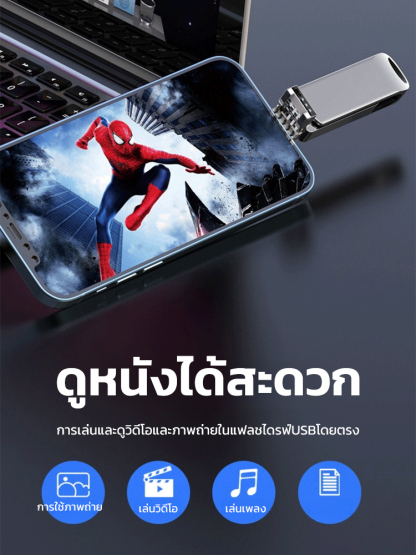 📱✨ สวัสดีเพื่อนๆ! เพิ่มพื้นที่เก็บข้อมูลกันเถอะ! 🎉แฟลชไดร์ฟความจุใหญ่แบบ4ใน1สำหรับขยายหน่วยความจำโทรศัพท์มือถือ