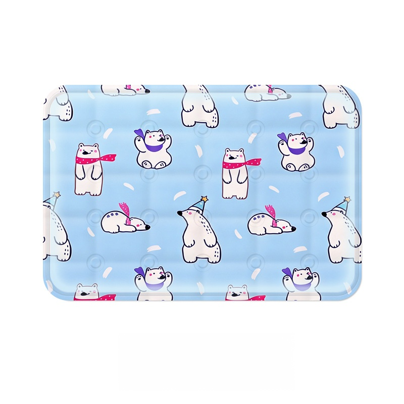 【กันลื่นทนทาน】 แผ่นรองเย็นสำหรับสัตว์เลี้ยงที่จำเป็นในฤดูร้อน