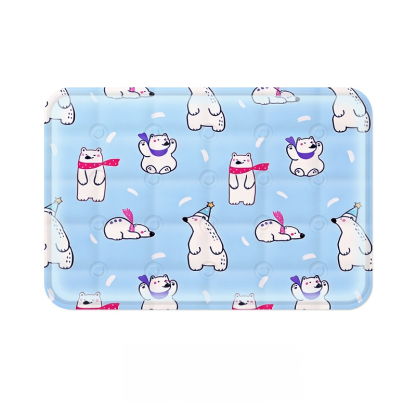 【กันลื่นทนทาน】 แผ่นรองเย็นสำหรับสัตว์เลี้ยงที่จำเป็นในฤดูร้อน