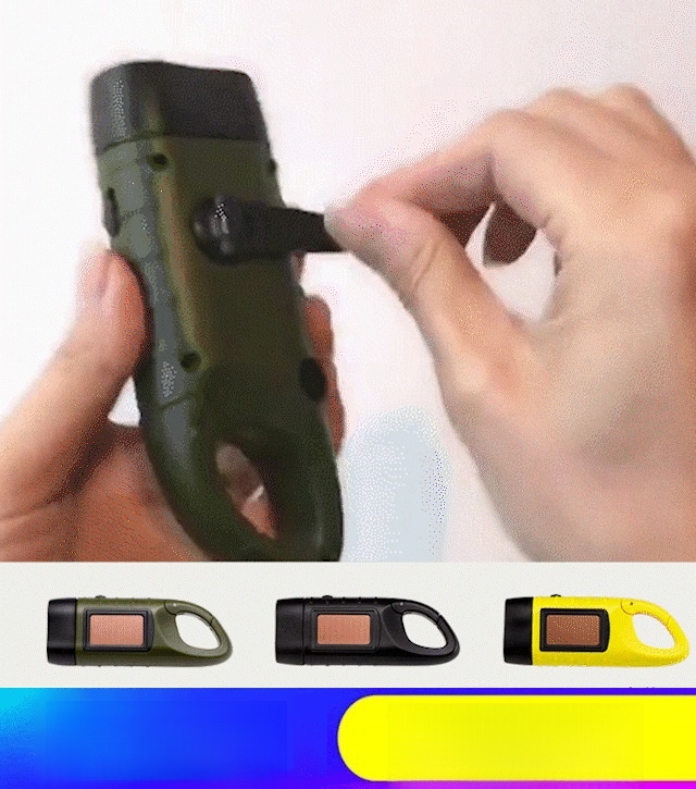 ไฟฉายพลังงานแสงอาทิตย์ ผลิตไฟฟ้าโดยมือแกว่ง🌞🔋 ไฟฉายพลังงานแสงอาทิตย์ที่ไม่มีวันหมด! 