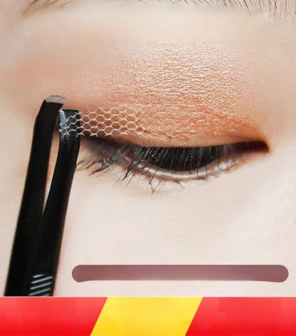 (ตาโตขึ้นทันที) เทปติดตาสองชั้นแบบตาข่าย เนียนล่องหน