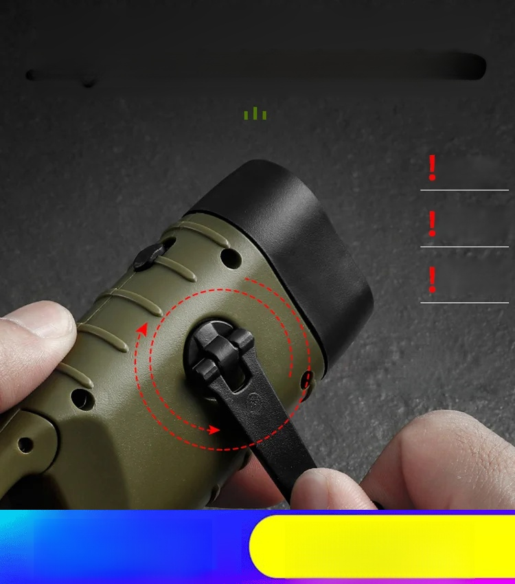 ไฟฉายพลังงานแสงอาทิตย์ ผลิตไฟฟ้าโดยมือแกว่ง🌞🔋 ไฟฉายพลังงานแสงอาทิตย์ที่ไม่มีวันหมด! 