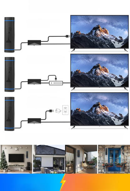 เสาอากาศโทรทัศน์ดิจิทัล 4K คมชัดพิเศษ