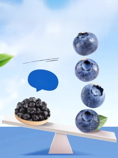 【ไต้หวัน】บลูเบอร์รี่อบแห้งเกรดพรีเมียมไม่มีน้ำตาล