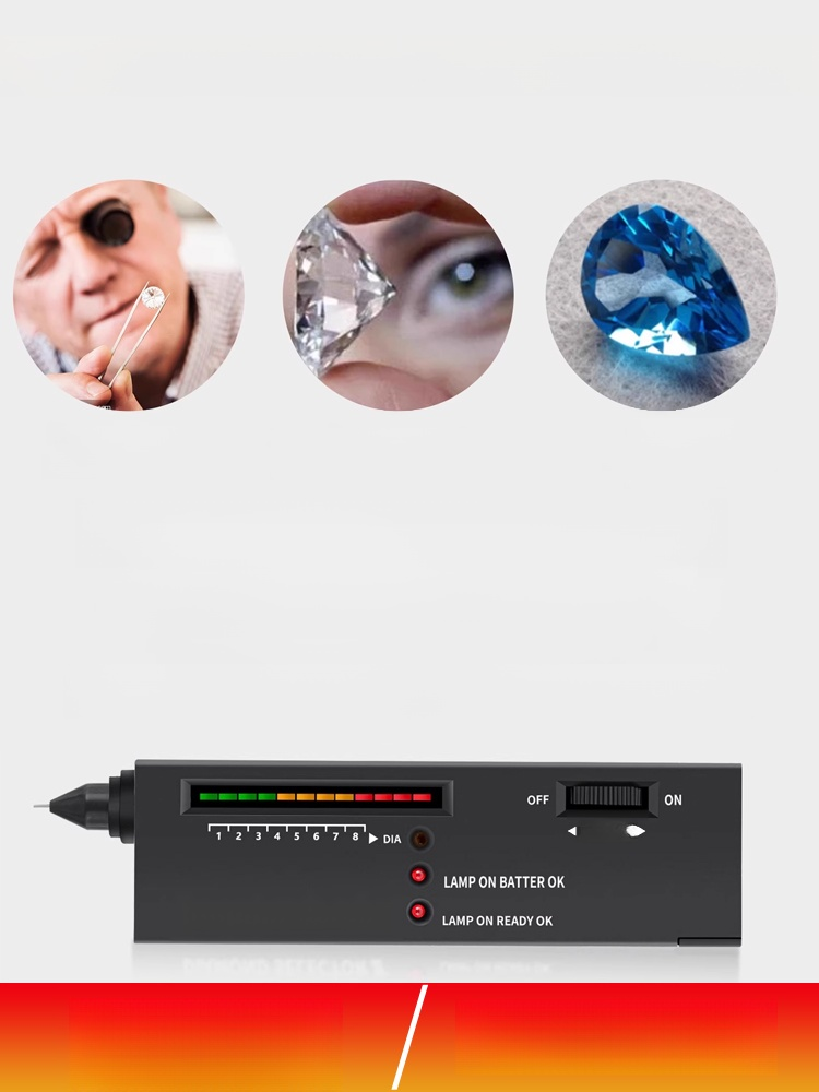 ตรวจสอบของแท้ ปลอมและความแข็ง เครื่องวัดค่าการนำความร้อนสำหรับทดสอบเพชร 