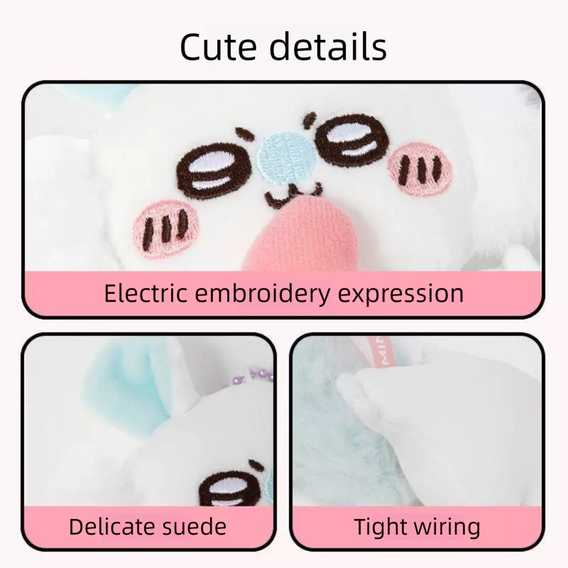 Chiikawa x Miniso | Heart-Shaped Plush Mascot