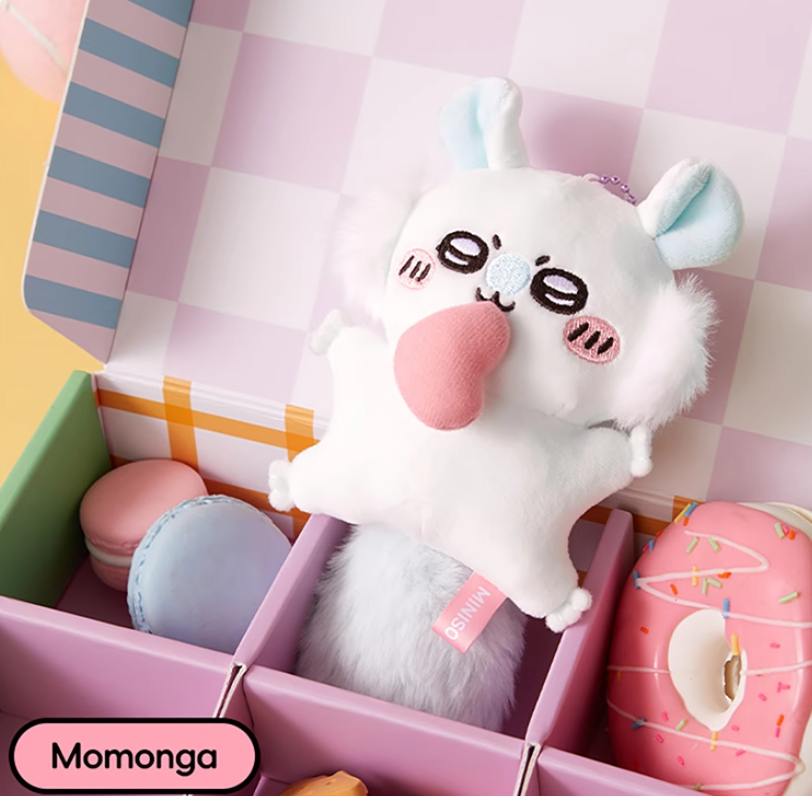 Chiikawa x Miniso | Heart-Shaped Plush Mascot