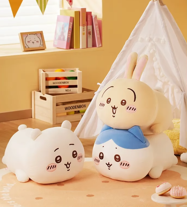 Chiikawa x Miniso | Lying Down Plush Toy M (23cm)