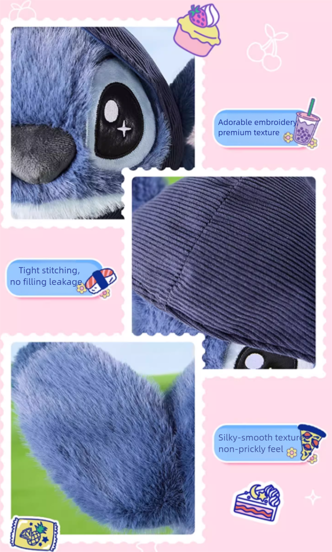 Stitch | Hoodie Stitch Plush Toy L (40cm)