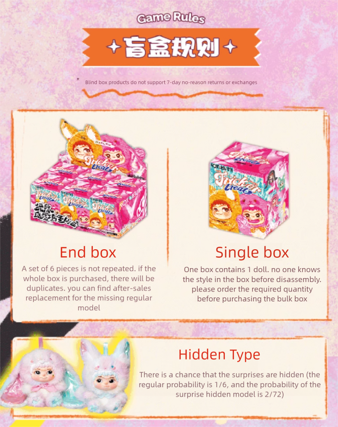 Miniso | Wakuku Series 2 | Plush & Vinyl Mascot / Keychain Blind Box