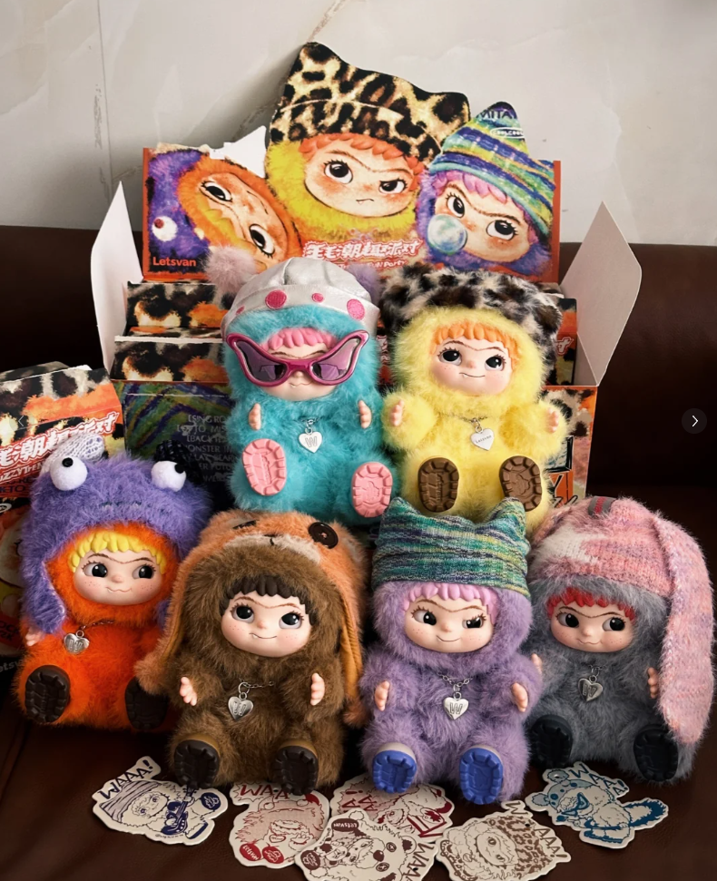 Miniso | Wakuku Series 2 | Plush & Vinyl Mascot / Keychain Blind Box