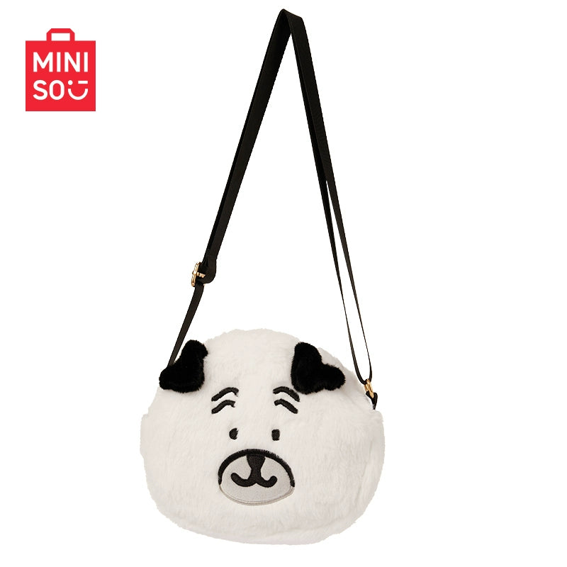 Nongdamgom x Miniso | Nagano Bear and Friends | Plush Crossbody Bag