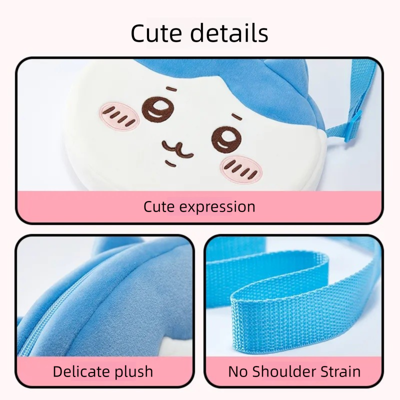 Chiikawa x Miniso| Plush Crossbody Bag