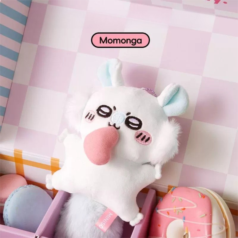 Chiikawa x Miniso | Heart-Shaped Plush Mascot