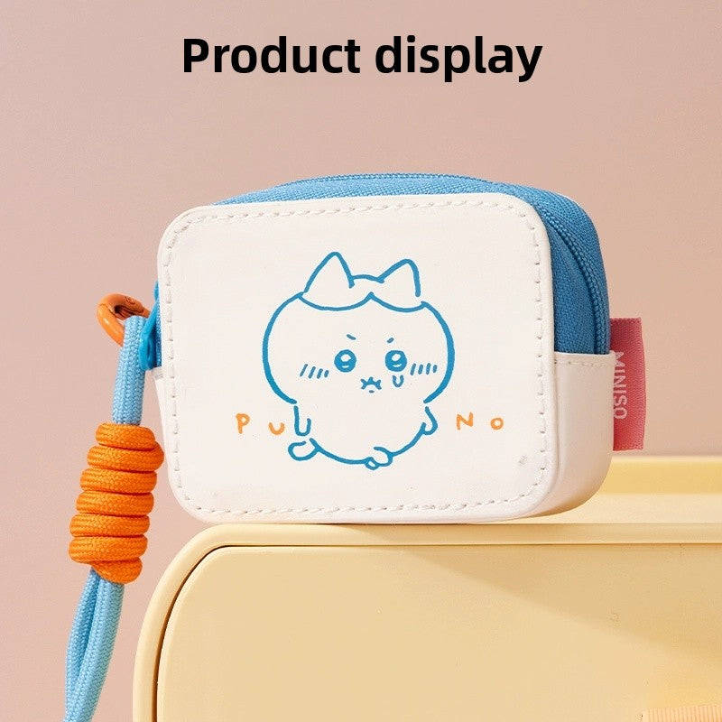 Chiikawa x Miniso | Leather Headphone Pouch