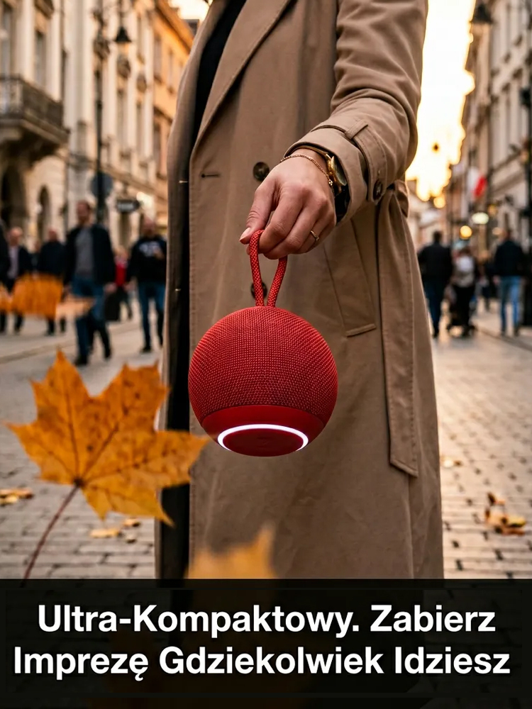 【Niemiecka wysoka jakość】Przenośny głośnik basowy na zewnątrz