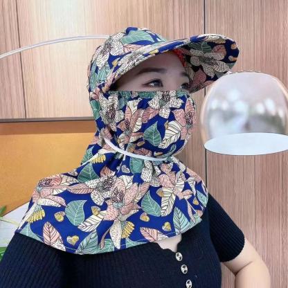 Lélegző nyakvédős napellenzős sapka