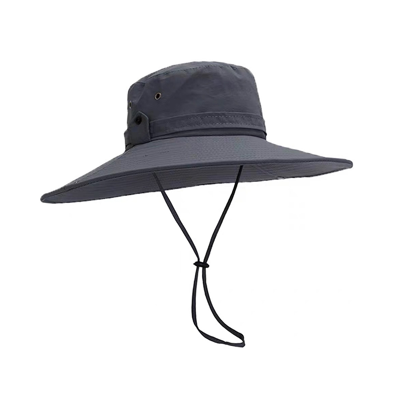 Többféleképpen viselhető széles karimájú napellenzős kalap 