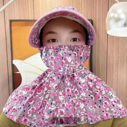 Lélegző nyakvédős napellenzős sapka