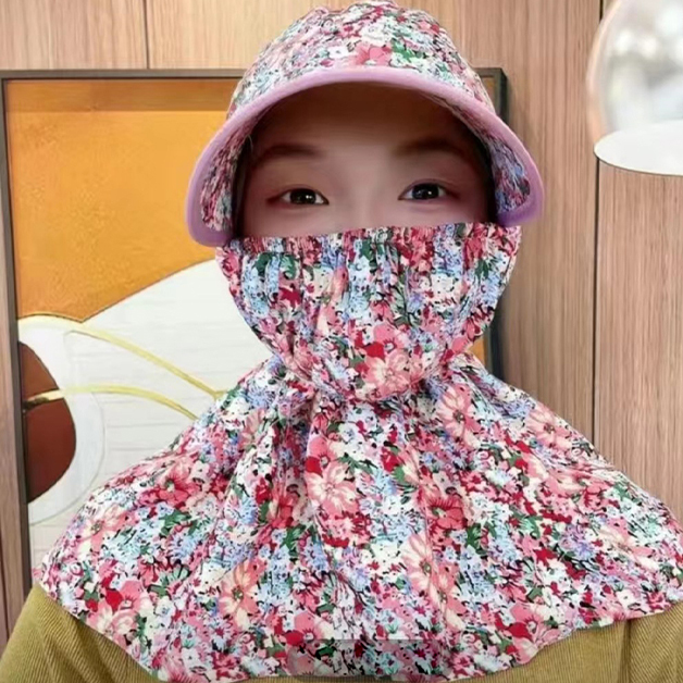 Lélegző nyakvédős napellenzős sapka